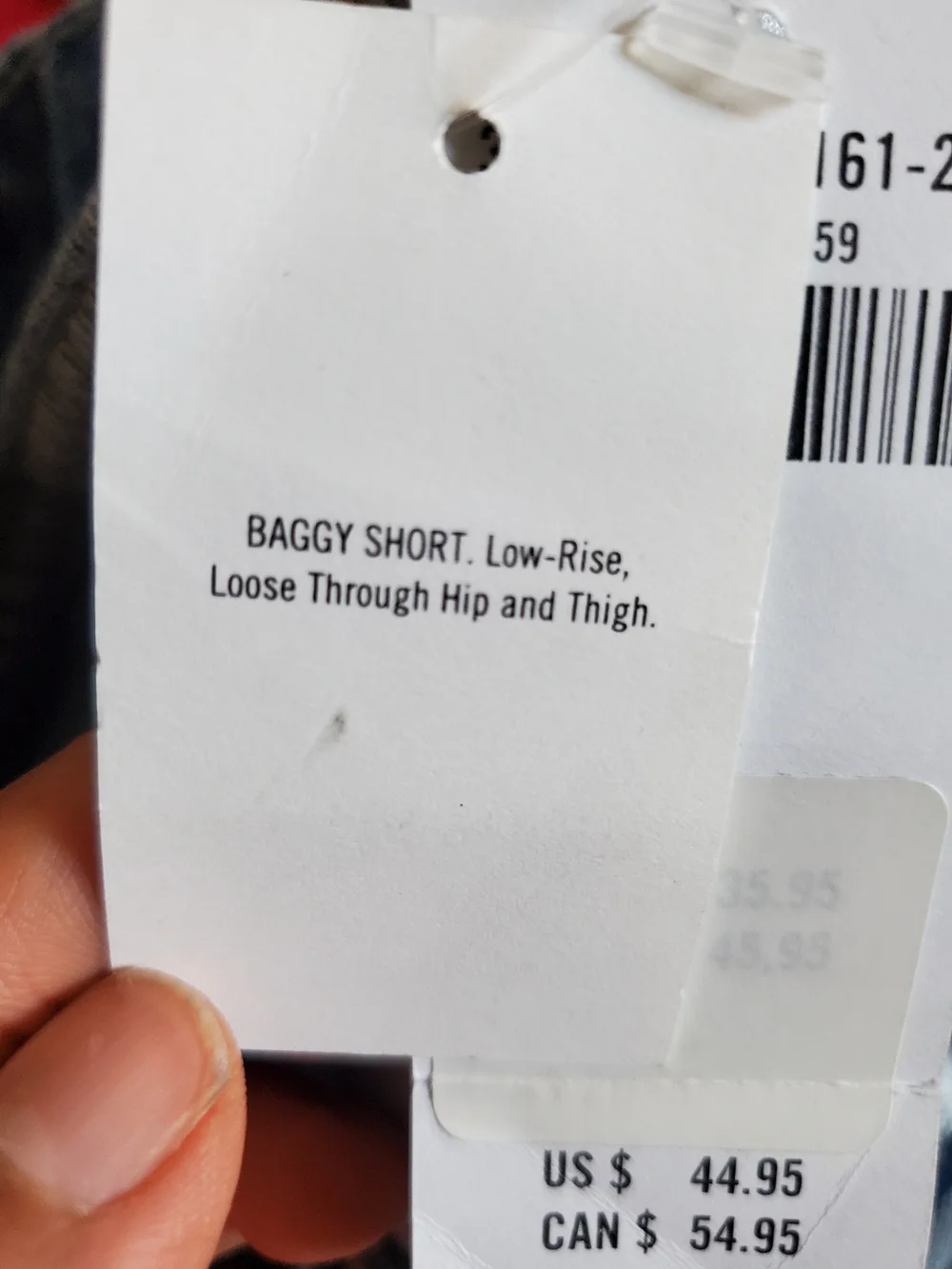 Hollister Low Rise Baggy Short Size 26.
